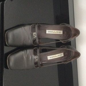 VINTAGE EMPORIO ARMANI Brown shoes size 7.5